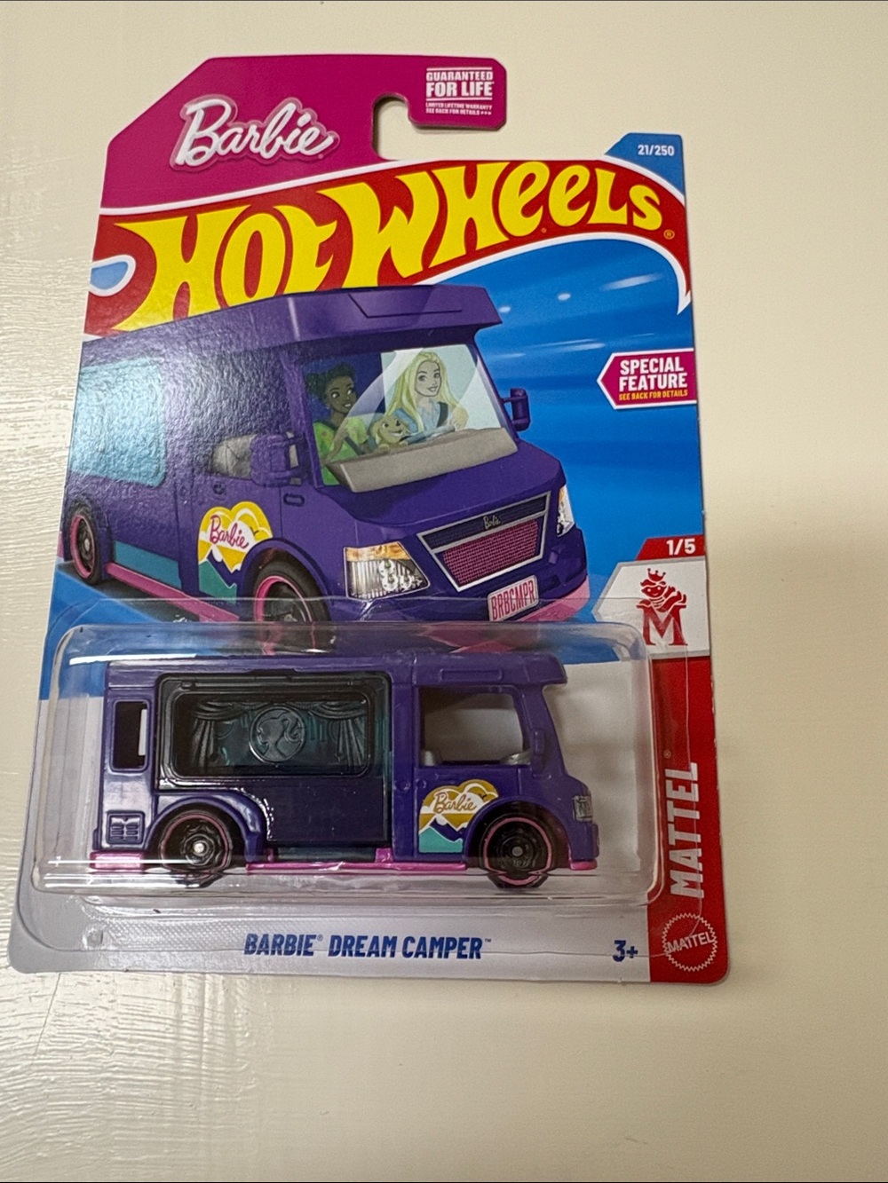 NWT Mattel Barbie purple Dream Camper